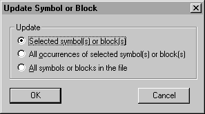 Update Symbol or Block dialog box