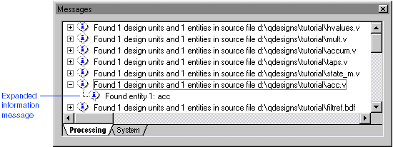 Message window